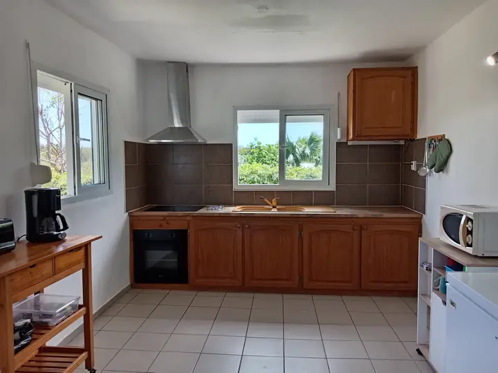 Cuisine équipée de Villa Le Gommier au Moule
